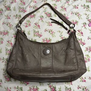 Coach Leather Shoulder Bag